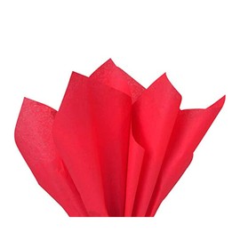 Tissue Paper Squares, Bulk 10 Sheets, Premium Gift Wrap and Art Supplies for Birthdays, Holidays, or Presents by A1BakerySupplies, Small 15 Inch x 20 Inch (Red)