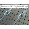 Wall Control Pegboard Organizer 4 ft. Metal Pegboard Standard Tool