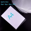 FEPITO 40 Pcs A4 Plastic File Folders Transparent A4 Cut