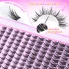 wiwoseo Manga Lash Clusters Kit Lash Spikes Lash Clusters with