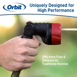 Orbit Orbit 26812 Pro Series 8-Pattern Thumb Control Hose Nozzle Sprayer