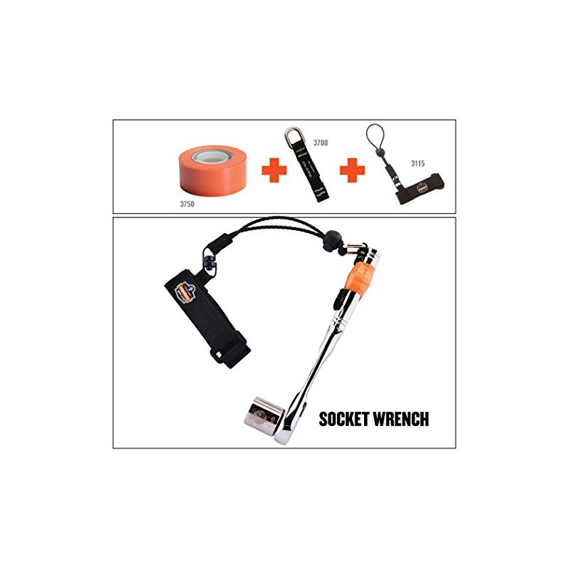 Ergodyne Squids 3115 Adjustable Wrist Tool Lanyard with Loop End,