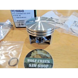 Meteor piston kit for Stihl 026 44mm with Caber rings Italy