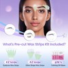 LaWink Wax Strips, Cold Wax Depilation Strips, Eyebrow Wax Strips,