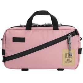 Topo Designs Quick Pack - Shoulder Sling + Fanny Pack for Daily Carry, Bike Rides, Internal Organization, Iconic Denver Design (Rose)