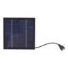 Natudeco USB-Solar-Ventilator, Solarbetriebener Lüfter, Tragbarer Mini-Ventilator Mit Photovoltaik-Solarpanel Für Camping,