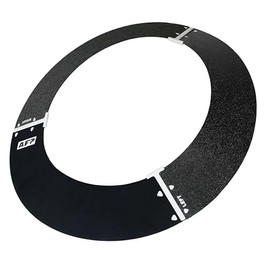 AFP Sombrero de ala completa con visera tintada de humo de poliuretano plástico para protección contra el sol y el calor | Extensor de ala estándar | Accesorio reutilizable para protección contra el