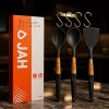 O JAH Non Stick Silicone Cooking Kitchen Utensils Set 3