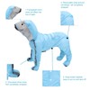 GLIDESMOOTH Dog Raincoat, Full Coverage Small Dog Raincoat, Waterproof with