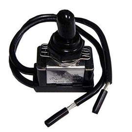 Morris 70073 Heavy Duty Toggle Switch, SPST, 6" Leads with On-Off Plate and Boot, 1 Pole