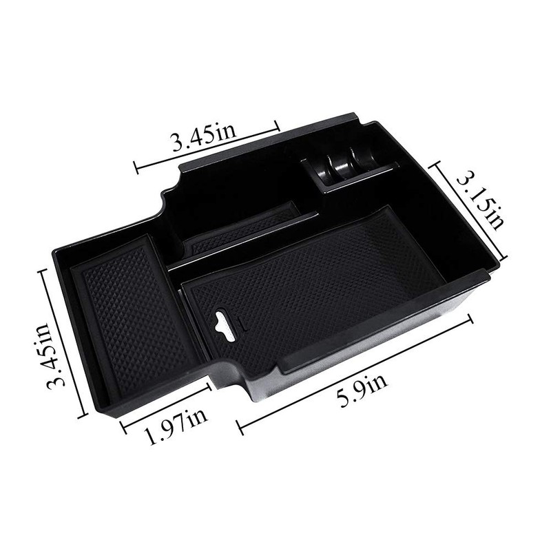 Vesul - Caja de almacenamiento para reposabrazos de consola central,