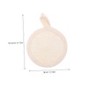 NOLITOY Shower Sponge Set 8cm Natural Material Body Scrubber Gentle