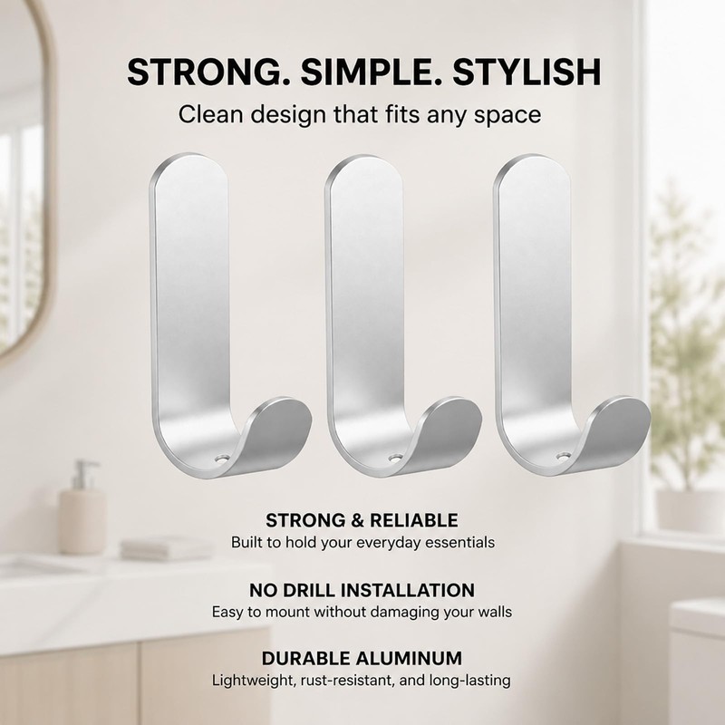 Bathroom Storage Set - Toilet Paper Storage Basket - Aluminum