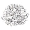 Rowiz 100 PCS M8 8mm Flat Head Aluminum Rivet Nut