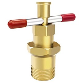 beiyaiey 1 Piece Compression Valve Removal Tool Gold Copper for Olive Puller with Diameters of 1/2 Inch &3/4 Inches Ferrule