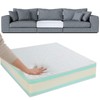 HOMBYS Memory Foam Couch Cushion Replacement, High Density Upholstery Foam