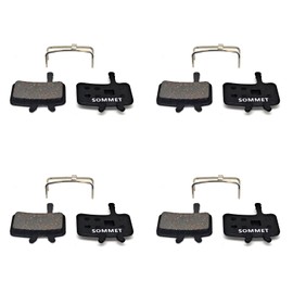 SOMMET 4 pairs Resin and Semi-Metallic Disc Brake Pads fit for SRAM-AVID bb7