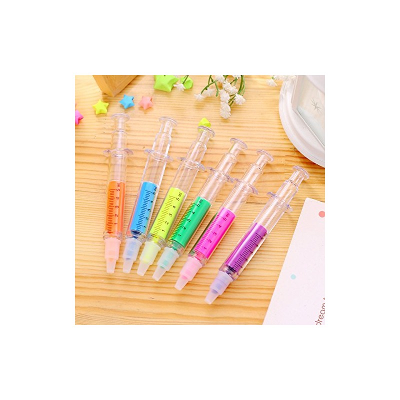 6 Pcs Highlighter Pens Highlighter Pens Stationery Gift for Kids