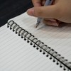 Ykimok 2 Pack College Ruled Notebook, Soft Black Cover Spiral