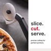 Zyliss Pizza and Pastry Cutter, Stainless Stell Pizza Wheel, Crust
