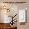 SURAIELEC Upgrade 3-Way Wireless Light Switch and Receiver Kit, Works