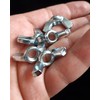Wing Nuts Zinc Plated Butterfly Nut Silver Hand Twist M8