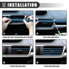 X AUTOHAUX Car Vent Outlet Trims, Insert Strip Line, 16.4ft,