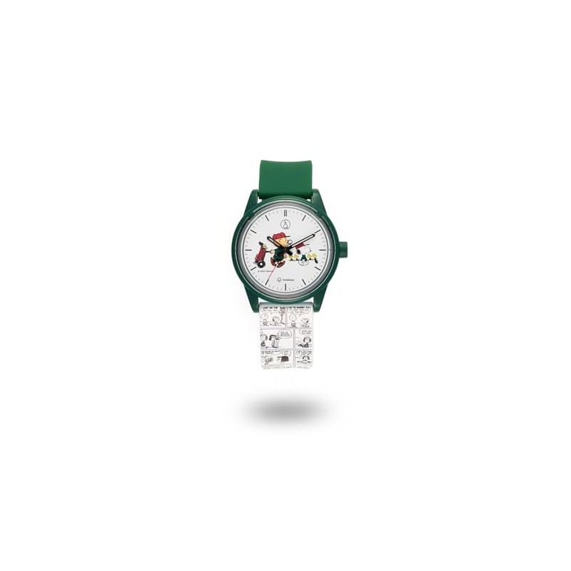 Cue & Cue Smile Solar Peanuts Collection Green Golf Women's
