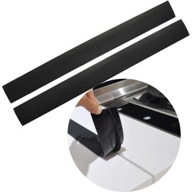 Mofason Stove Counter Gap Cover, 2 Pack Kitchen Silicone Oven Gap Filler – 25 Inches Countertop Strips Gap Guard, Easy to Clean (Black)