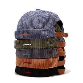 Zegoo Unisex Skull Cap Sailor Cap Rolled Cuff Retro Brimless Beanie Hat 5 Pack