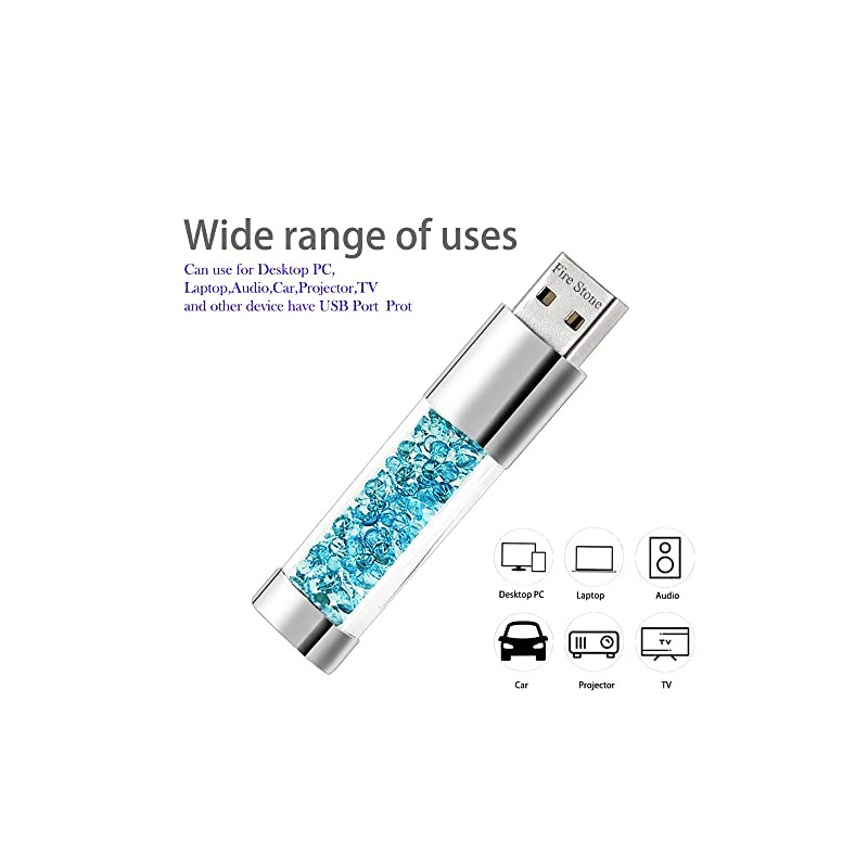 Fire Stone Lovely Diamond - Memoria USB 2.0, Diseño de