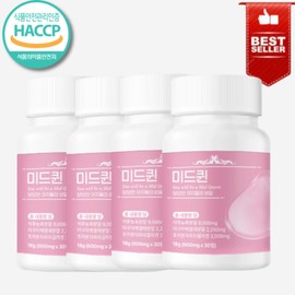 Midqueen Youth Breast Growth Nutrient Female Balance Supplement, 4 Pieces, 30 Servings / 미드퀸 청소년 가슴성장 영양제 여성 밸런스 보조제, 4개, 30회분