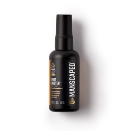 MANSCAPED® The Foot Duster®, Men's Cooling & Soothing Foot Deodorant Spray, Featuring Tea Tree, Coconut, Peppermint Oil, Refined® Scent, 1.89 fl. oz.
