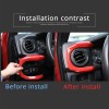 cartiangous ABS Central Console Dashboard Panel Cover Trim For Toyota