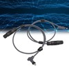 SPX to RJ45 Adapter Cable Grey 3.3ft 1200Mbps Waterproof Ethernet