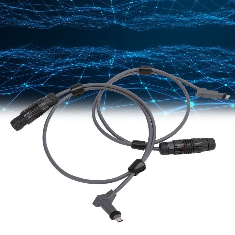 SPX to RJ45 Adapter Cable Grey 3.3ft 1200Mbps Waterproof Ethernet