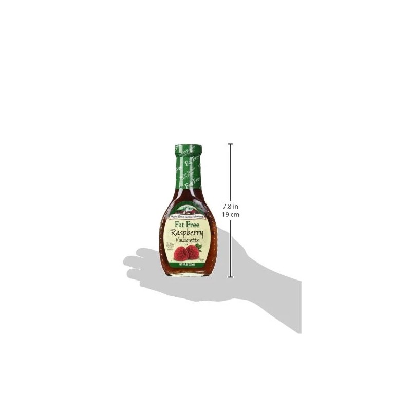 Maple Grove Farms Fat Free Raspberry Vinaigrette Salad Dressing 8