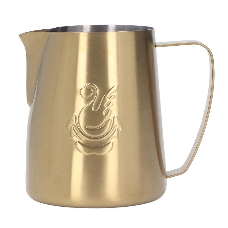 Frothing Cup 420ML 304 Stainless Steel Streamlined Cup Body Design