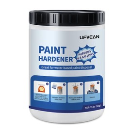 LIFVEAN Paint Hardener for Disposal (35 Ounce) Fast Acting Solidifier for Disposal, Paint Drying Powder Absorbs 6.6 Gallons