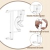 uxcell 8pcs Valance Clips, 2in Clear Plastic Valance Hidden Retainer