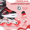 LEJIJIT Adjustable Inline Skates for Kids Girls Boys Children Beginners,