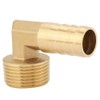3/4 Inch Brass Barb Fittings 90 Degree Angle Male Thread