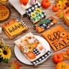 Windkream 6 Pieces Fall Kitchen Towels Pumpkin Dish Towels Thanksgiving