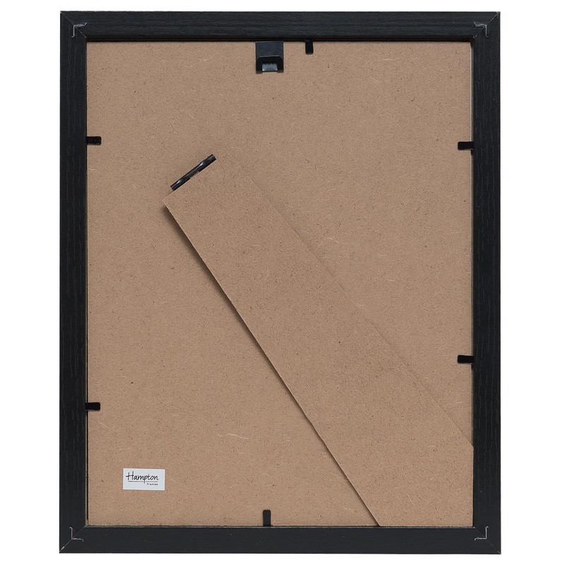 Hampton Frames OXFORD 8x10 (20x25cm) Pack of 1 Black Picture