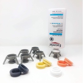 Deluxe 6 Bottle Pack with Nivea®, Eucerin® and Aquaphor® Compatible Adapters - Color: Bright