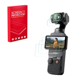 Lens Screen Protector LCD Display Protector for DJI Osmo Pocket 3 Camera, 6 PCS Tempered Glasses, High Definition, 9H Hardness, Anti-fingerprint, Anti-Scratch