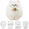 Firecos Cat Cuddly Toy Kawaii Small Cats Avocado Plush Toy