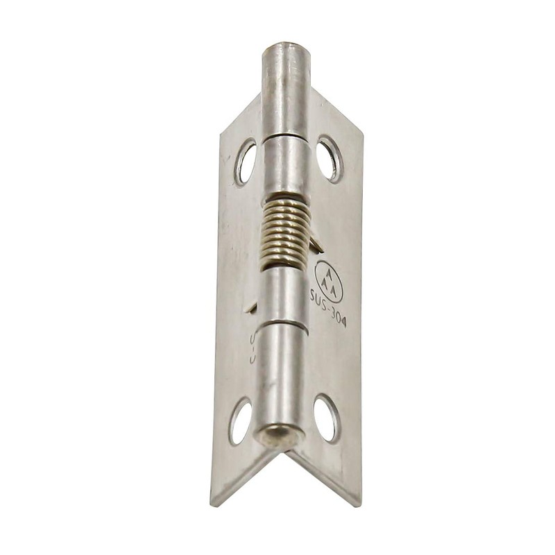 Rannb Spring Hinge Self Opening Hinge 2" Length Stainless Steel
