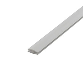 Outwater Plastic H Channel Fits Material 1/16 Inch Thick White Rigid PVC Divider Moulding 8 Foot Length Commercial Pack (Pack of 25, 200 Feet Total)