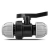Instalguru PE-Fitting Ball Valve 2-Way 20mm x 20mm Clamp Valve